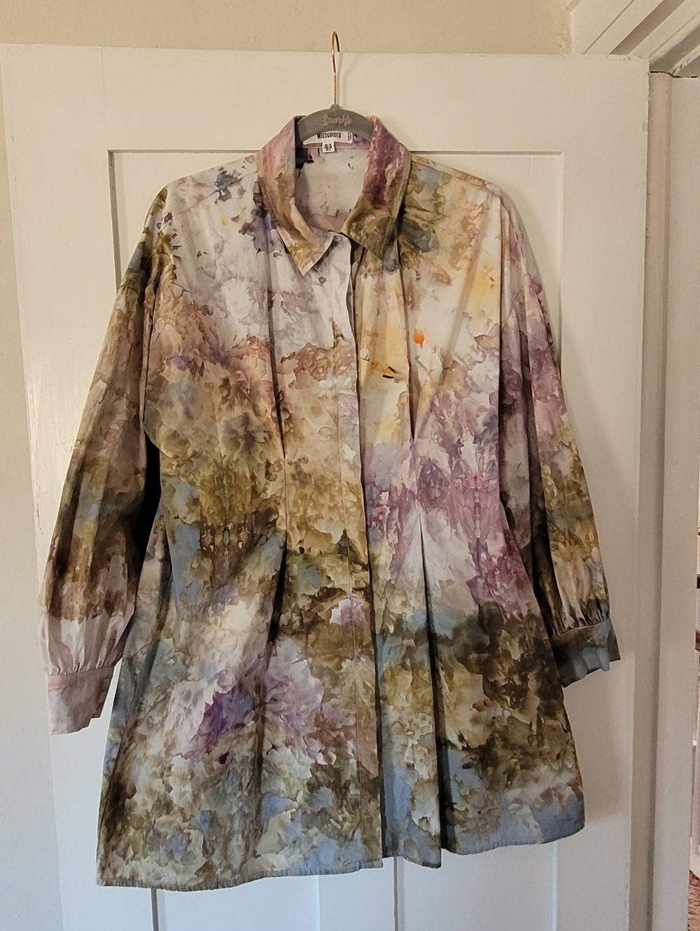 Watercolor Blouse Dress